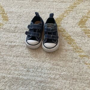 Converse Navy Blue Sneakers-baby size 4